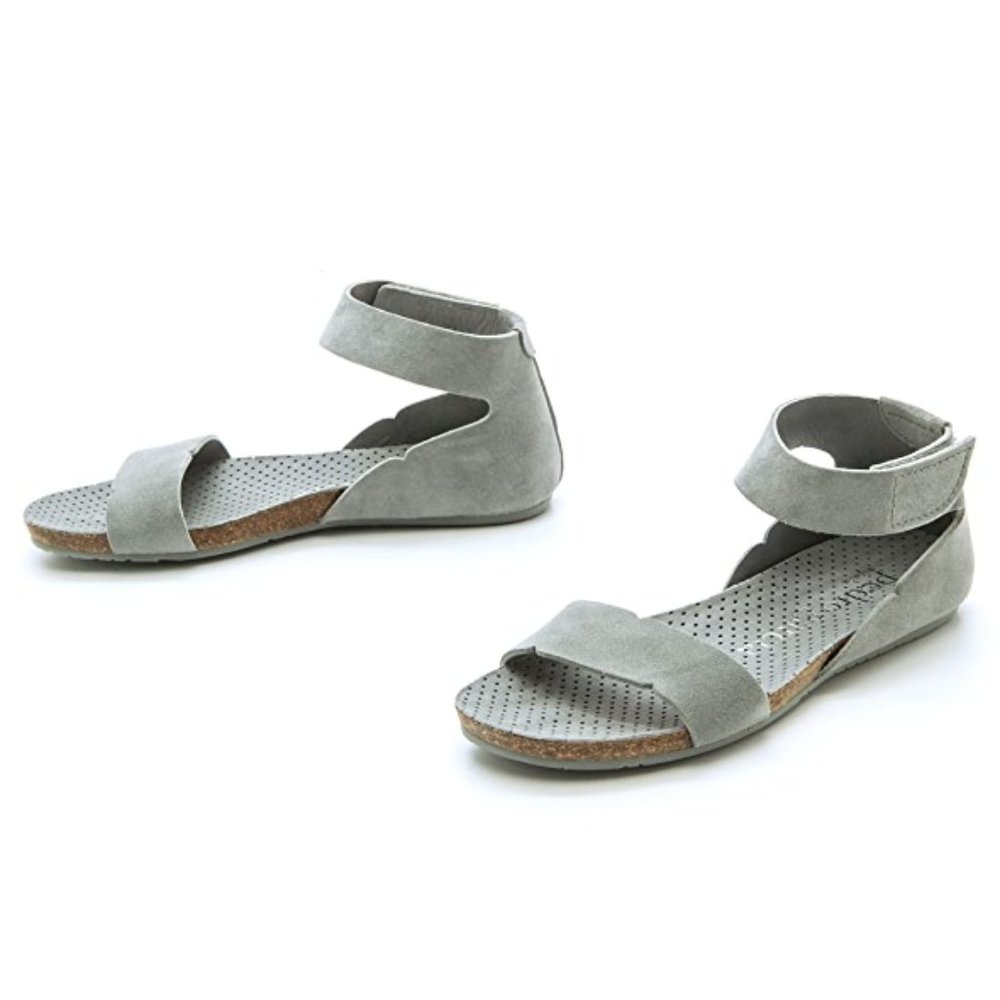 PEDRO GARCIA Jennifer Quarter Back Suede Sandal 37